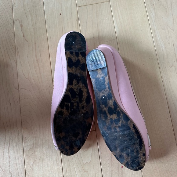 Bettie Page Pink Bow Accent Flats - Picture 3 of 4